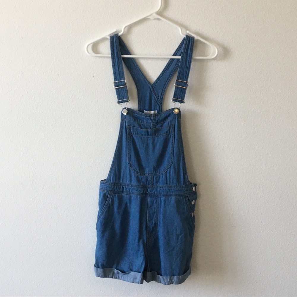 H&M Denim Overall Shorts